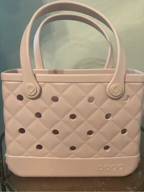 ❌Sold ❌BOGG BAG Quilted Light Pink Tote